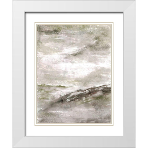 Surreal 2 White Modern Wood Framed Art Print with Double Matting by Charest, Doris