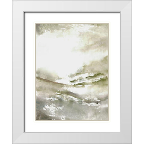 Surreal 3 White Modern Wood Framed Art Print with Double Matting by Charest, Doris