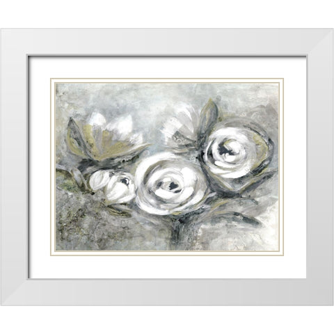 Inspirational Serenity 1 White Modern Wood Framed Art Print with Double Matting by Charest, Doris
