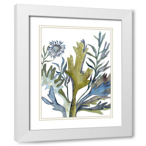 Underwater Spectacle 1 White Modern Wood Framed Art Print with Double Matting by Charest, Doris