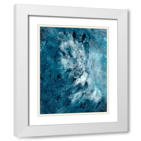Ocean Depths White Modern Wood Framed Art Print with Double Matting by Charest, Doris