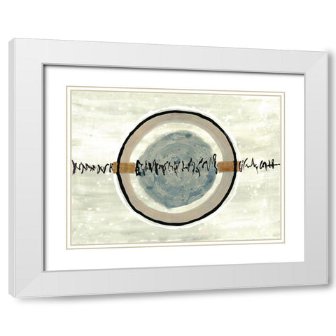 Super Sonic Cell White Modern Wood Framed Art Print with Double Matting by Charest, Doris