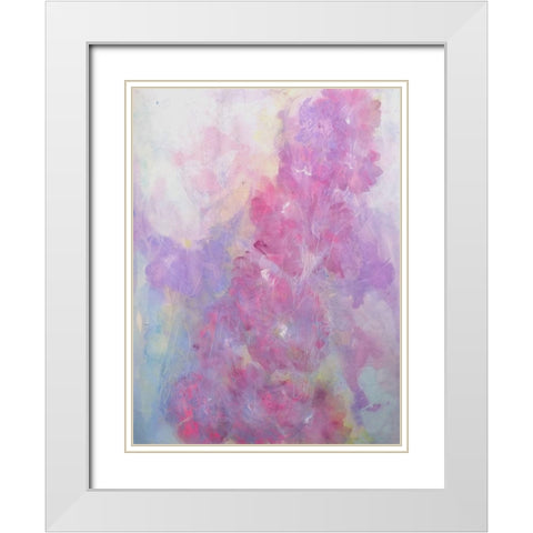 Vibrant Release 1 White Modern Wood Framed Art Print with Double Matting by Charest, Doris