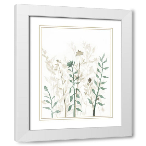 Rustic Growth 2 White Modern Wood Framed Art Print with Double Matting by Charest, Doris