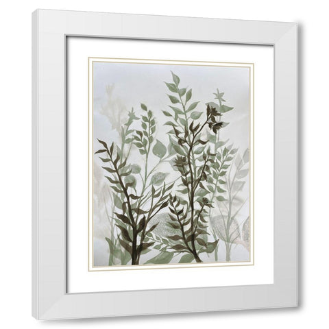 Rustic Heights 2 White Modern Wood Framed Art Print with Double Matting by Charest, Doris