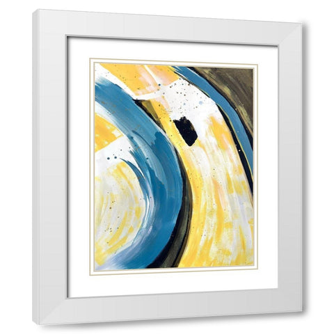 Absentminded Emotion 3 White Modern Wood Framed Art Print with Double Matting by Charest, Doris