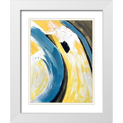 Absentminded Emotion 3 White Modern Wood Framed Art Print with Double Matting by Charest, Doris
