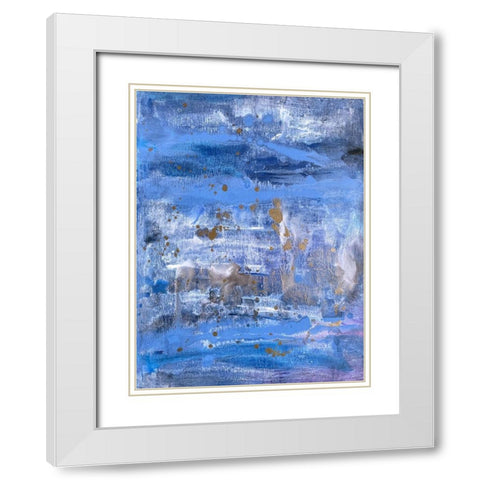 Inverse Energy 1 White Modern Wood Framed Art Print with Double Matting by Charest, Doris