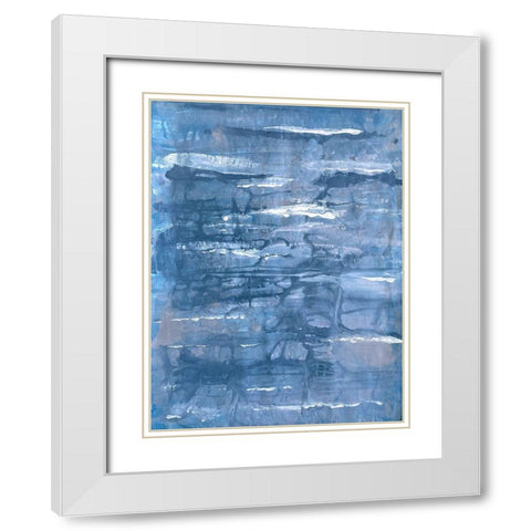 Frantic Significance 1 White Modern Wood Framed Art Print with Double Matting by Charest, Doris