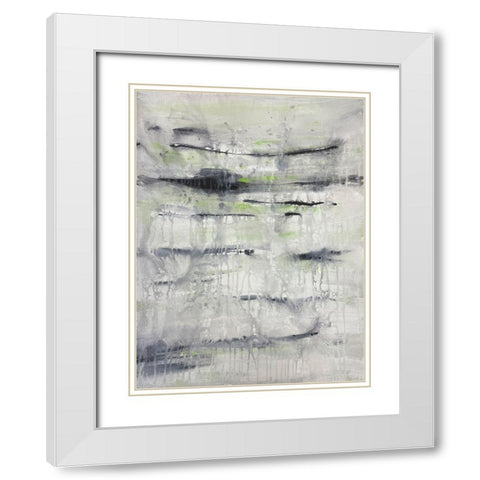 Tender Deformation 1 White Modern Wood Framed Art Print with Double Matting by Charest, Doris