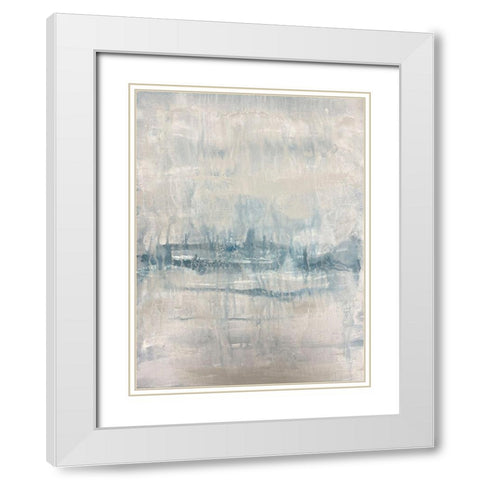 Perceptive Mind 1 White Modern Wood Framed Art Print with Double Matting by Charest, Doris