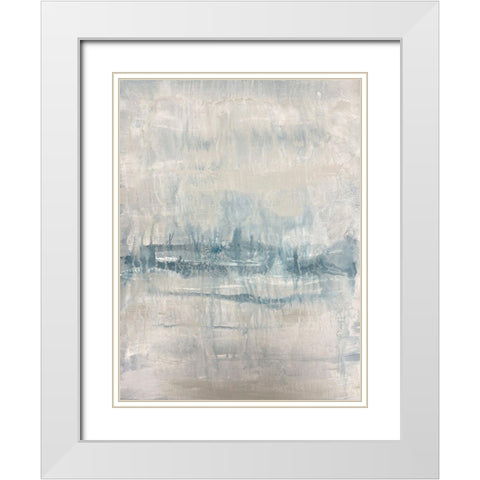 Perceptive Mind 1 White Modern Wood Framed Art Print with Double Matting by Charest, Doris