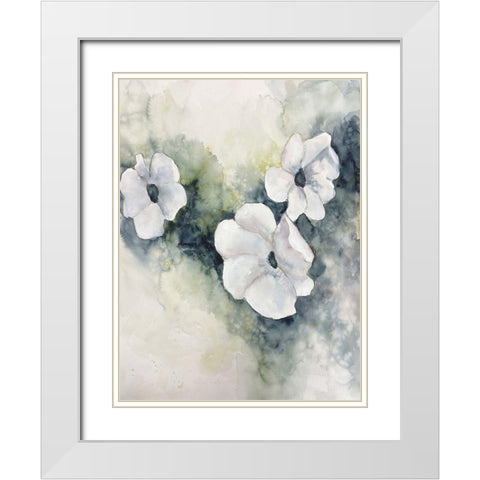 Deceiving Innocense 1 White Modern Wood Framed Art Print with Double Matting by Charest, Doris