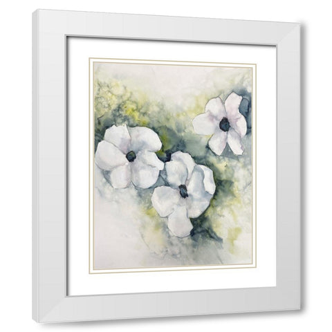 Deceiving Innocense 2 White Modern Wood Framed Art Print with Double Matting by Charest, Doris