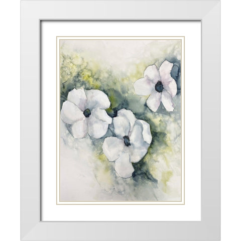 Deceiving Innocense 2 White Modern Wood Framed Art Print with Double Matting by Charest, Doris