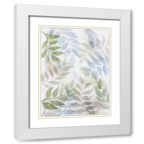 Momentary Creation 2 White Modern Wood Framed Art Print with Double Matting by Charest, Doris