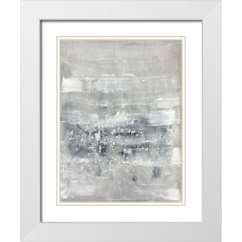 Happy Apparition 1 White Modern Wood Framed Art Print with Double Matting by Charest, Doris