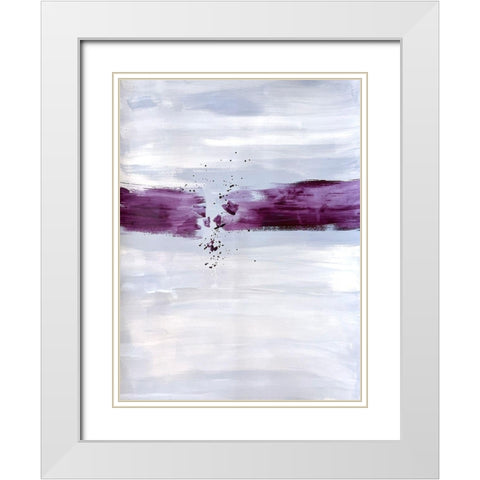 Charming Significance 1 White Modern Wood Framed Art Print with Double Matting by Charest, Doris