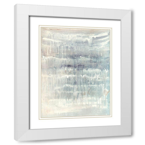 Fragment Sapce 1 White Modern Wood Framed Art Print with Double Matting by Charest, Doris