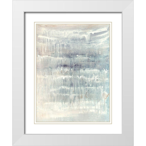 Fragment Sapce 1 White Modern Wood Framed Art Print with Double Matting by Charest, Doris