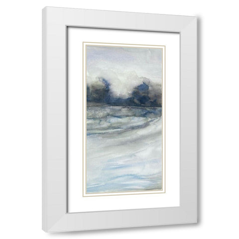 Gloomy Weather 1 White Modern Wood Framed Art Print with Double Matting by Charest, Doris