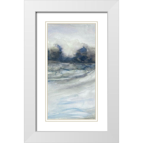 Gloomy Weather 1 White Modern Wood Framed Art Print with Double Matting by Charest, Doris