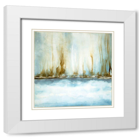Perspective 1 White Modern Wood Framed Art Print with Double Matting by Charest, Doris