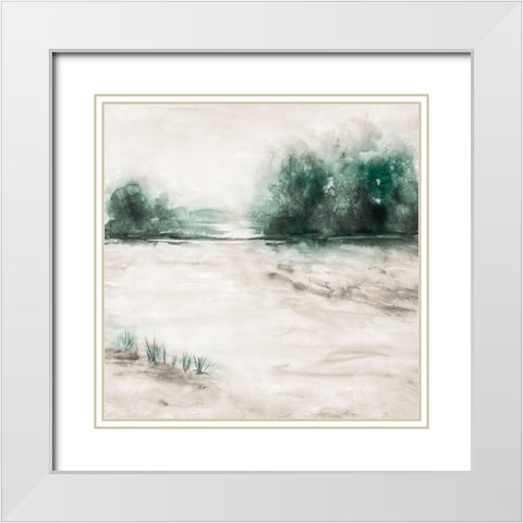 Spring Storms 1 White Modern Wood Framed Art Print with Double Matting by Charest, Doris