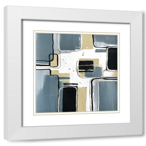 Absentminded Emotion 5 White Modern Wood Framed Art Print with Double Matting by Charest, Doris