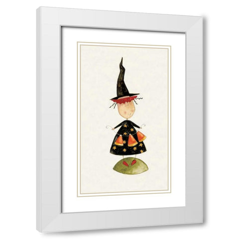 Trixies Treats White Modern Wood Framed Art Print with Double Matting by DiPaolo, Dan