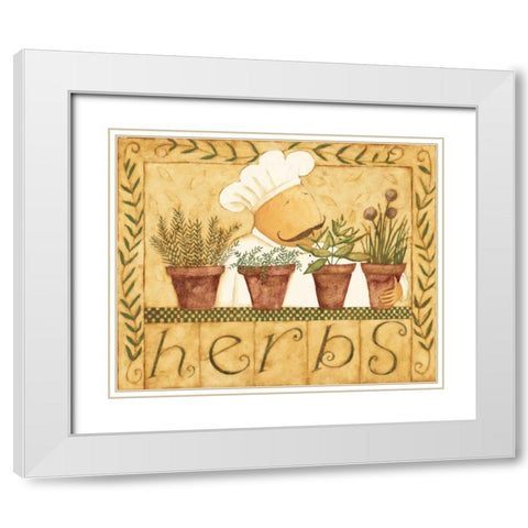 Heabs White Modern Wood Framed Art Print with Double Matting by DiPaolo, Dan