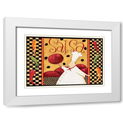 AUG1001159_LTC_51 White Modern Wood Framed Art Print with Double Matting by DiPaolo, Dan