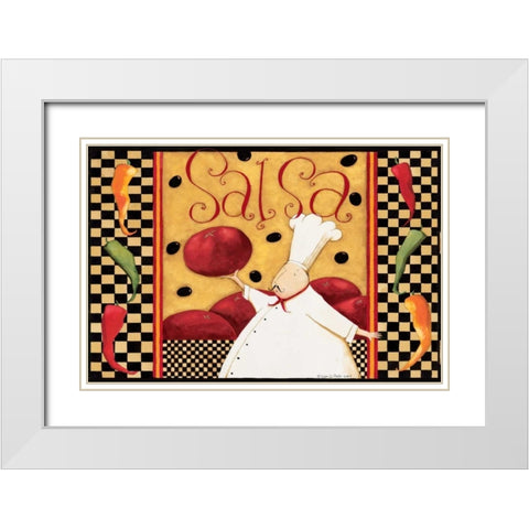 AUG1001159_LTC_51 White Modern Wood Framed Art Print with Double Matting by DiPaolo, Dan