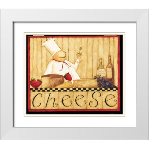 Cheese White Modern Wood Framed Art Print with Double Matting by DiPaolo, Dan