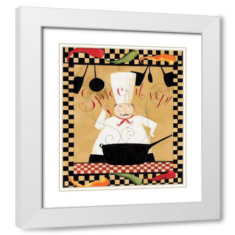 Spice It Up White Modern Wood Framed Art Print with Double Matting by DiPaolo, Dan