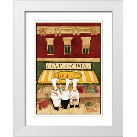 Together White Modern Wood Framed Art Print with Double Matting by DiPaolo, Dan