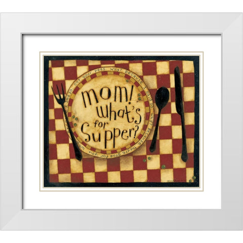 Supper White Modern Wood Framed Art Print with Double Matting by DiPaolo, Dan