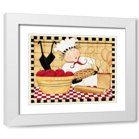 Loving It White Modern Wood Framed Art Print with Double Matting by DiPaolo, Dan