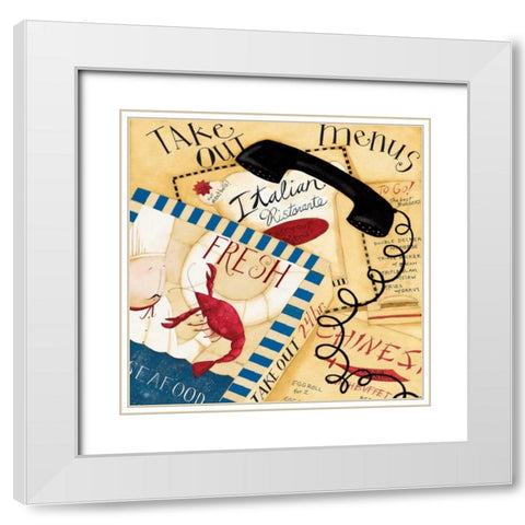 Tank Out White Modern Wood Framed Art Print with Double Matting by DiPaolo, Dan