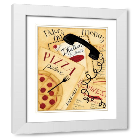 Order In White Modern Wood Framed Art Print with Double Matting by DiPaolo, Dan