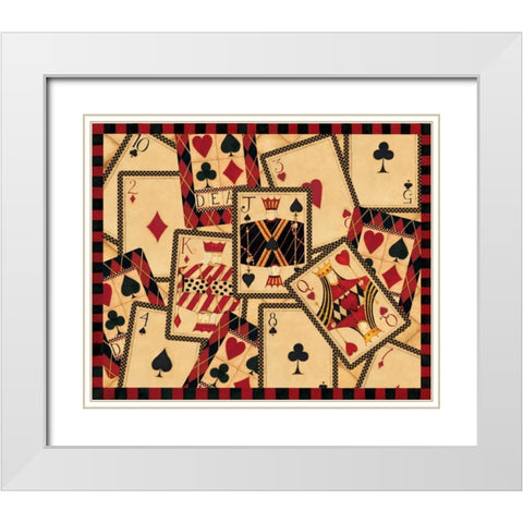 All Of A kind White Modern Wood Framed Art Print with Double Matting by DiPaolo, Dan