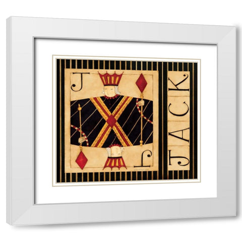 Jack White Modern Wood Framed Art Print with Double Matting by DiPaolo, Dan