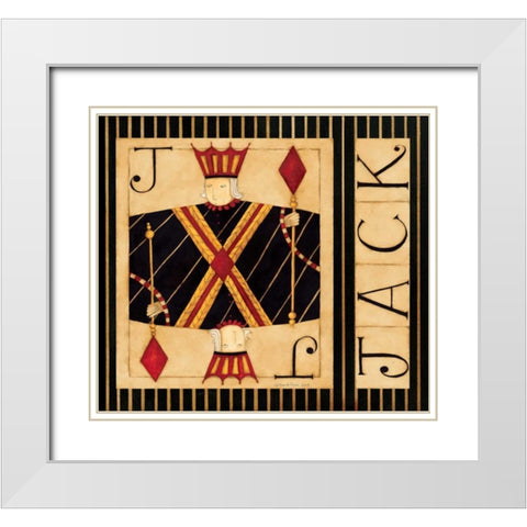 Jack White Modern Wood Framed Art Print with Double Matting by DiPaolo, Dan
