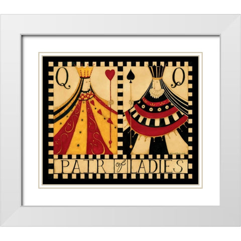 Queens White Modern Wood Framed Art Print with Double Matting by DiPaolo, Dan