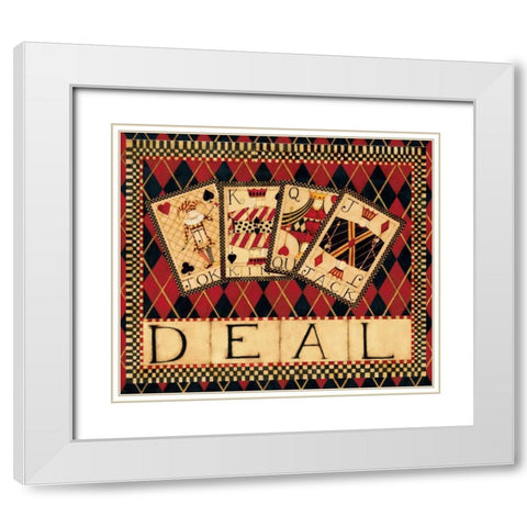 Deal White Modern Wood Framed Art Print with Double Matting by DiPaolo, Dan