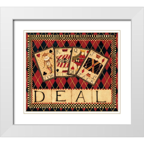 Deal White Modern Wood Framed Art Print with Double Matting by DiPaolo, Dan