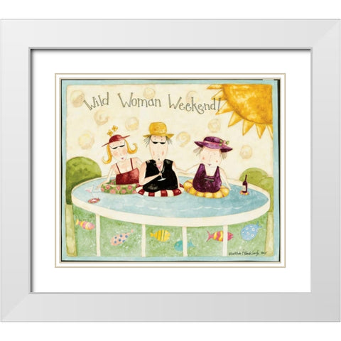 Club White Modern Wood Framed Art Print with Double Matting by DiPaolo, Dan
