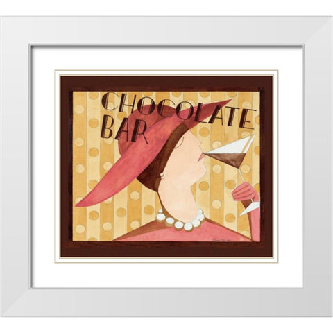 Bar White Modern Wood Framed Art Print with Double Matting by DiPaolo, Dan