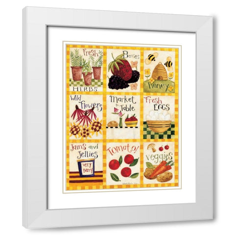 Legacy Market To Table White Modern Wood Framed Art Print with Double Matting by DiPaolo, Dan