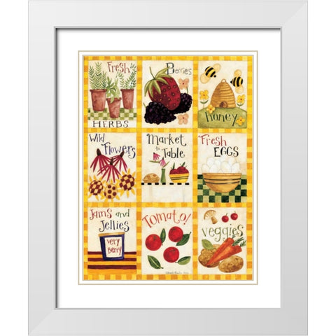 Legacy Market To Table White Modern Wood Framed Art Print with Double Matting by DiPaolo, Dan